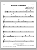 Hallelujah, What A Savior! - Oboe