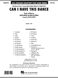 Can I Have This Dance? (from High School Musical 3) - Conductor Score (Full Score)