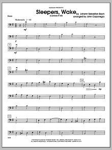 Sleepers, Wake (Cantata #140) - Bass 