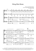 Bring Him Home (arr. Douglas V. Watts)