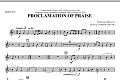 Proclamation Of Praise - F Horn