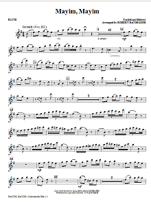 Mayim, Mayim - Flute 