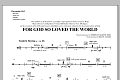 For God So Loved the World - Percussion