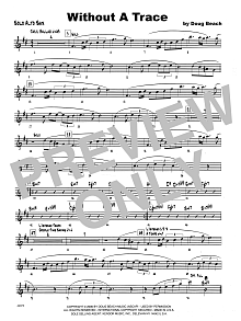 Without A Trace - Solo Sheet 
