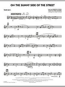 On The Sunny Side Of The Street - Tenor Sax 2 