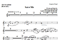 Save Me - Tenor Sax (Trombone 2 sub.)