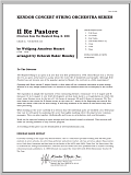Il Re Pastore (Overture from The Shepherd King, K. 208) - Full Score