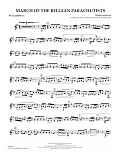 March Of The Belgian Parachutists - Bb Clarinet 3
