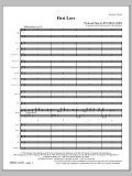 First Love - Full Score