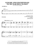 Fanfare and Concertato on "We're Marching to Zion" - Handbells