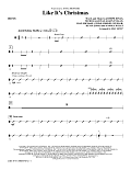 Like It's Christmas (arr. Mac Huff) - Drums
