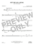Set Me as a Seal (arr. Robert C. Cameron) - Trombone 3