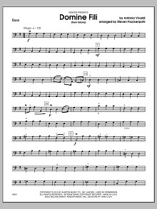 Domine Fili (from Gloria) - Bass 