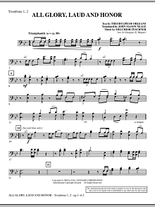 All Glory, Laud And Honor - Trombone 1 & 2 
