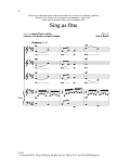 Sing as One
