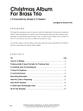 Christmas Album For Brass Trio - Full Score