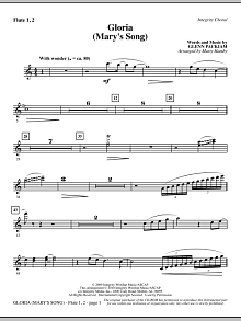 Gloria (Mary's Song) - Flute 1 & 2 