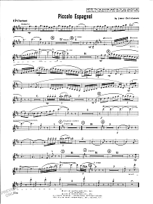 Piccolo Espagnol - Bb Clarinet 