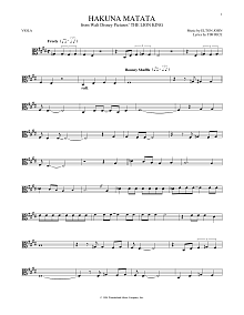 Hakuna Matata (from The Lion King) 