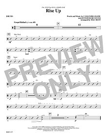 Rise Up (arr. Mac Huff) - Drums 