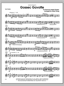 Gossec Gavotte - Violin 1 