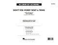 Don't You Worry 'Bout a Thing - Conductor Score (Full Score)