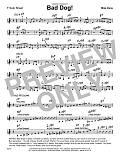 Bad Dog! - Solo Sheet for F Instruments