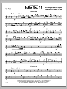 Suite No. 11 - Flute 1 