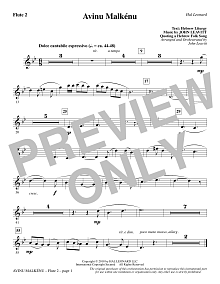 Avinu Malkénu - Flute 2 