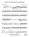 Land of the Healing Waters - Bb Clarinet 2