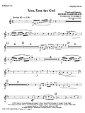 You, You Are God - Clarinet 1 & 2