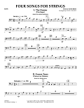 Four Songs for Strings - Bass