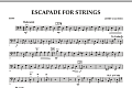 Escapade for Strings - String Bass
