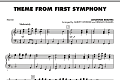 Theme from First Symphony - Piano