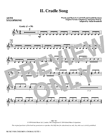 Music for Children (Choral Suite 1) - Alto Xylophone 