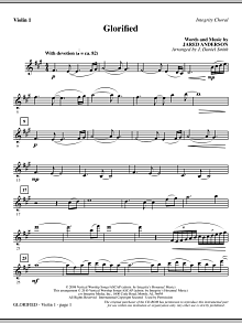 Glorified - Violin 1 
