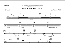 Rise Above The Walls - Timpani 