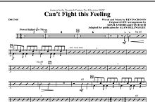 Can't Fight This Feeling (from Glee) (adapt. Alan Billingsley) - Drums 