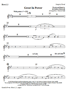 Great In Power - F Horn 1,2 