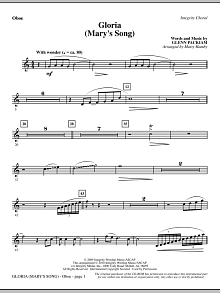 Gloria (Mary's Song) - Oboe 