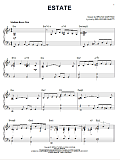 Estate [Jazz version] (arr. Brent Edstrom)