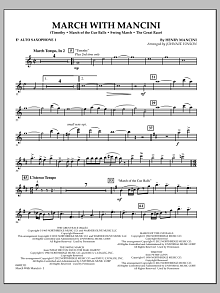 March With Mancini - Eb Alto Saxophone 1 