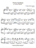 Twelve Variations on La belle Francois, K. 353