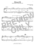 Minuet III In G Minor, BWV 822