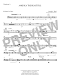 America, the Beautiful - Trombone 3