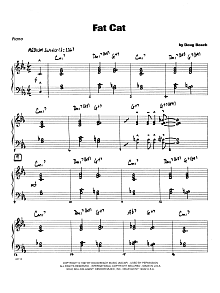 Fat Cat - Piano 