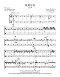 March, Op. 99 - Percussion