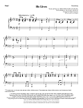 He Lives - Piano