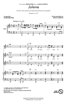 Jolene (feat. Dolly Parton) (arr. Mark Brymer) 