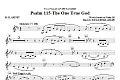Psalm 115: The One True God - Bb Clarinet